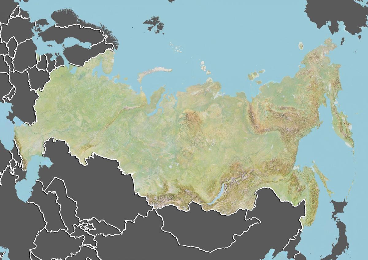 mapa Kazachstánu geografie
