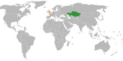 mapa světa kazachstán Kazachstán na mapě světa   Kazachstán umístění na mapě světa  mapa světa kazachstán